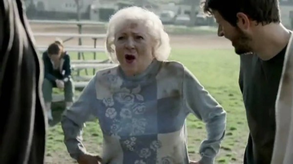 Snickers Betty White